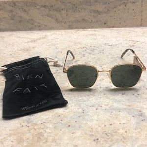 Madewell Lucy Square Fest Sunglasses, Hemlock Green